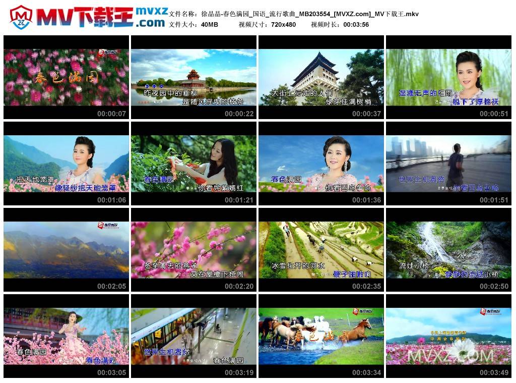 徐晶晶-春色满园_国语_流行歌曲_MB203554